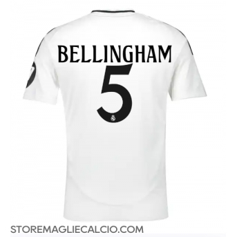 Real Madrid Jude Bellingham #5 Maglia Gara Casa Repliche 2024-25